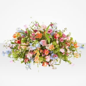 Rouwwerk bloemenpracht - ovaal